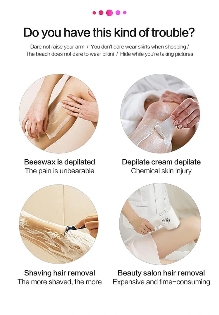 TonicBelt™ IPL Laser Hair Removal Device with Cooling System