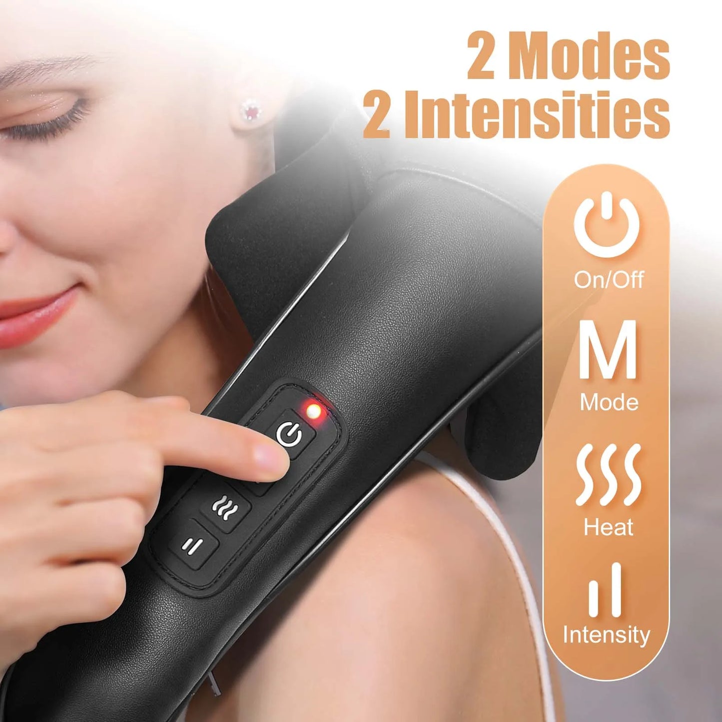 TonicBelt™ 6D Heated Shiatsu Neck & Shoulder Pillow