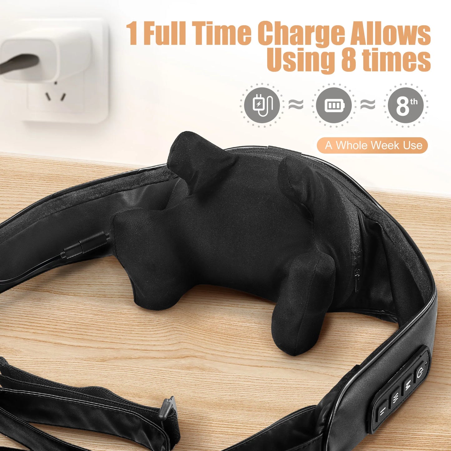 TonicBelt™ 6D Heated Shiatsu Neck & Shoulder Pillow
