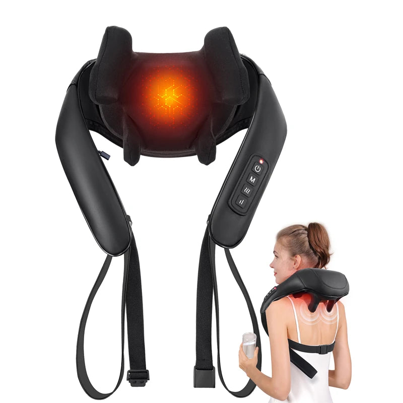 TonicBelt™ 6D Heated Shiatsu Neck & Shoulder Pillow