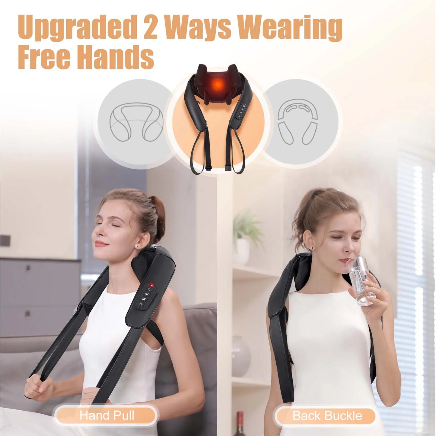 TonicBelt™ 6D Heated Shiatsu Neck & Shoulder Pillow