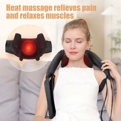 TonicBelt™ 6D Heated Shiatsu Neck & Shoulder Pillow